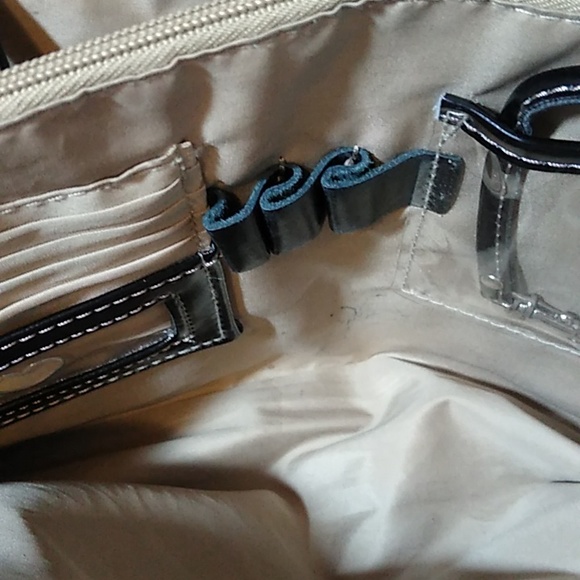 Giani Bernini black leather domed satchel - Picture 10 of 16